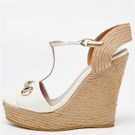 gucci wedges horsebit